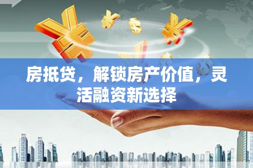 蒙阴房抵贷，解锁房产价值，灵活融资新选择