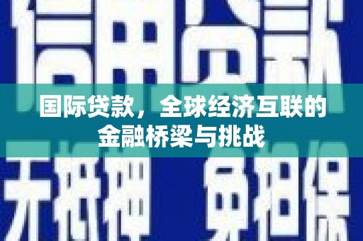 蒙阴国际贷款，全球经济互联的金融桥梁与挑战