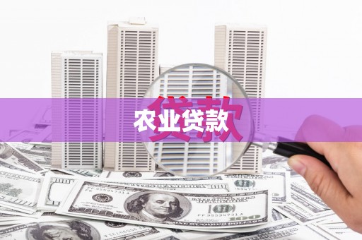 蒙阴农业贷款