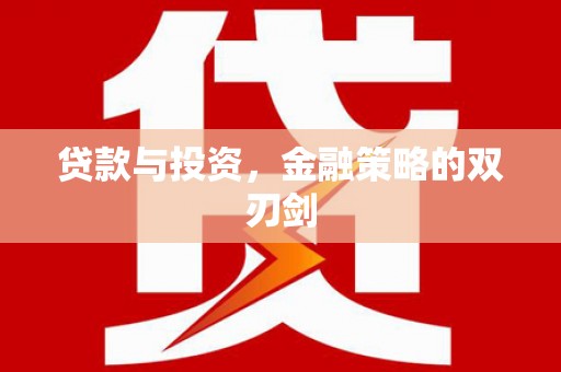 蒙阴贷款与投资，金融策略的双刃剑