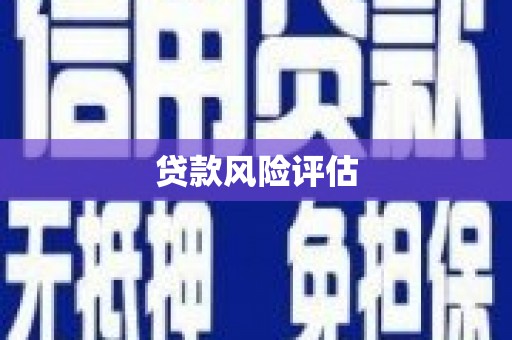 蒙阴贷款风险评估