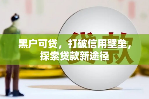 蒙阴黑户可贷，打破信用壁垒，探索贷款新途径