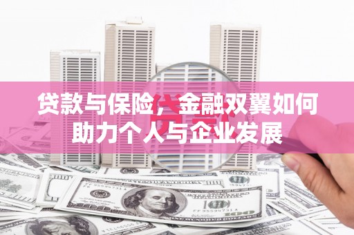 蒙阴贷款与保险，金融双翼如何助力个人与企业发展