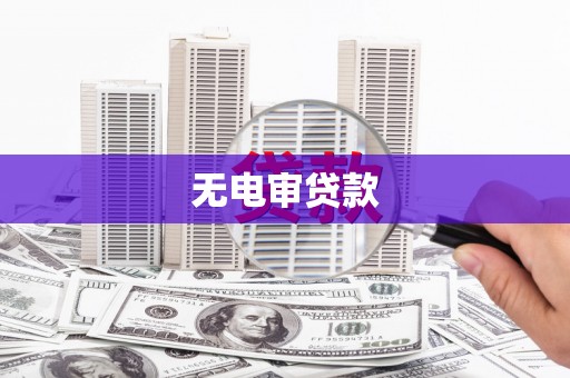蒙阴无电审贷款