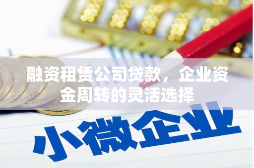 蒙阴融资租赁公司贷款，企业资金周转的灵活选择