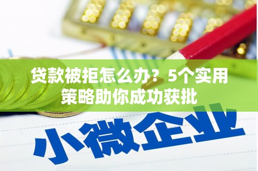 蒙阴贷款被拒怎么办？5个实用策略助你成功获批