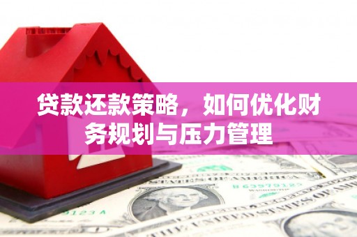 蒙阴贷款还款策略，如何优化财务规划与压力管理