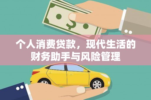 蒙阴个人消费贷款，现代生活的财务助手与风险管理