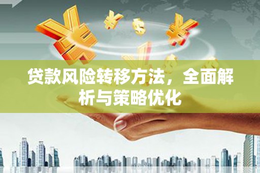 蒙阴贷款风险转移方法，全面解析与策略优化