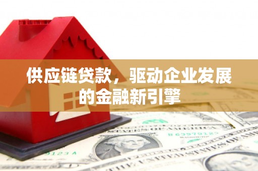 蒙阴供应链贷款，驱动企业发展的金融新引擎