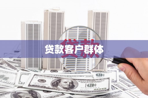 蒙阴贷款客户群体
