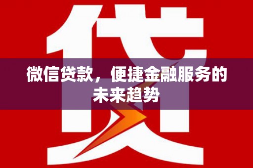 蒙阴微信贷款，便捷金融服务的未来趋势