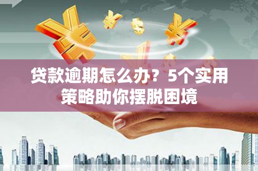 蒙阴贷款逾期怎么办？5个实用策略助你摆脱困境
