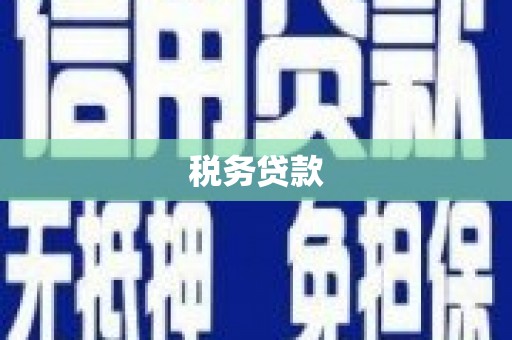 蒙阴税务贷款