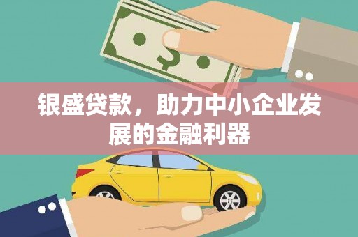 蒙阴银盛贷款，助力中小企业发展的金融利器
