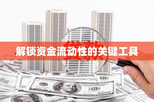 蒙阴解锁资金流动性的关键工具