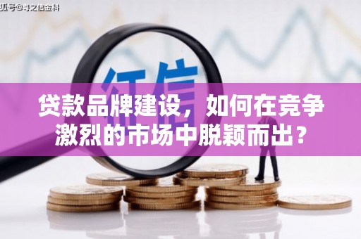 蒙阴贷款品牌建设，如何在竞争激烈的市场中脱颖而出？