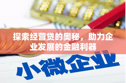 蒙阴探索经营贷的奥秘，助力企业发展的金融利器