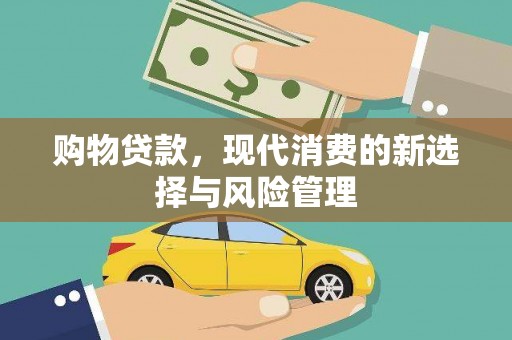蒙阴购物贷款，现代消费的新选择与风险管理