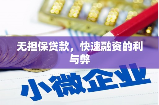 蒙阴无担保贷款，快速融资的利与弊