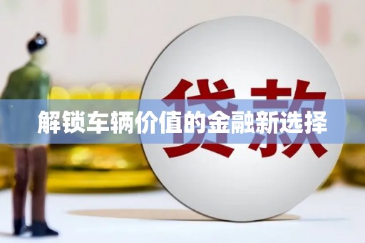蒙阴解锁车辆价值的金融新选择