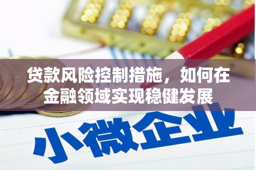 蒙阴贷款风险控制措施，如何在金融领域实现稳健发展
