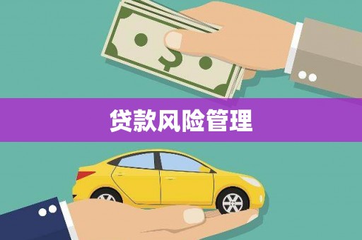 蒙阴贷款风险管理