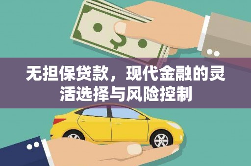 蒙阴无担保贷款，现代金融的灵活选择与风险控制