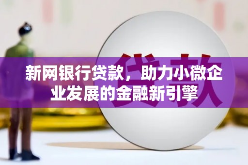 蒙阴新网银行贷款，助力小微企业发展的金融新引擎