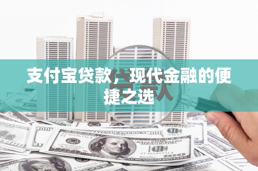 蒙阴支付宝贷款，现代金融的便捷之选