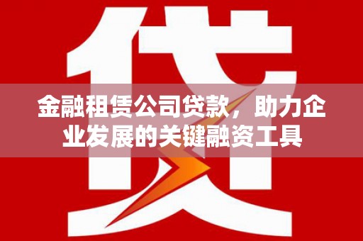 蒙阴金融租赁公司贷款，助力企业发展的关键融资工具