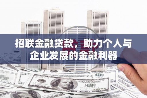 蒙阴招联金融贷款，助力个人与企业发展的金融利器