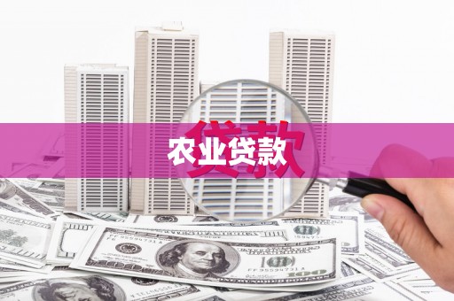 蒙阴农业贷款