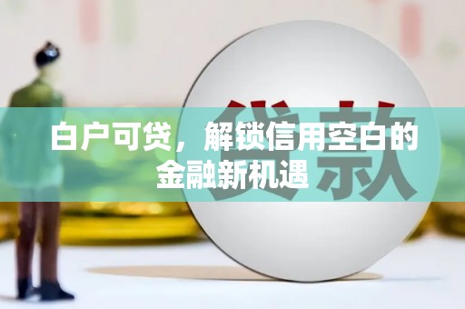 蒙阴白户可贷，解锁信用空白的金融新机遇