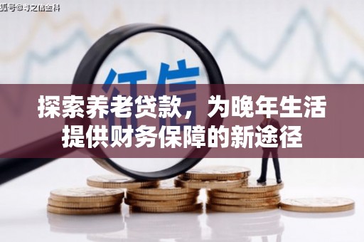 蒙阴探索养老贷款，为晚年生活提供财务保障的新途径