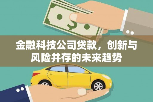 蒙阴金融科技公司贷款，创新与风险并存的未来趋势