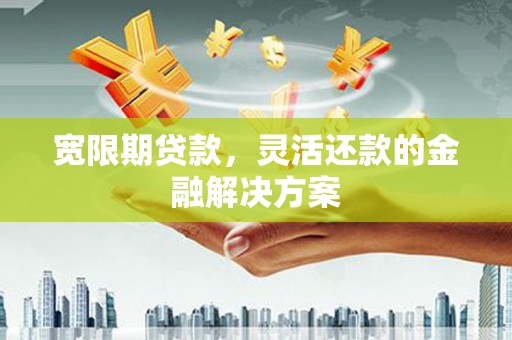 蒙阴宽限期贷款，灵活还款的金融解决方案