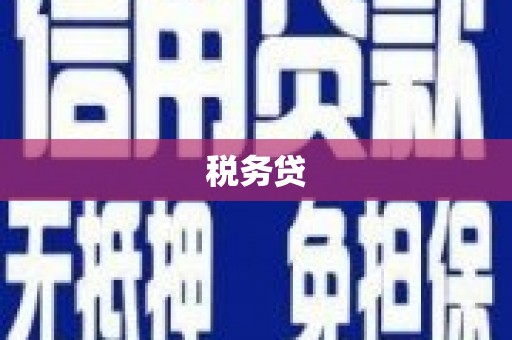 蒙阴税务贷