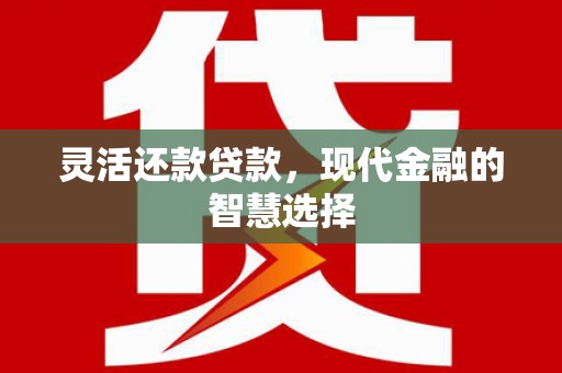 蒙阴灵活还款贷款，现代金融的智慧选择