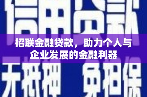 蒙阴招联金融贷款，助力个人与企业发展的金融利器