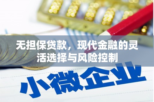 蒙阴无担保贷款，现代金融的灵活选择与风险控制