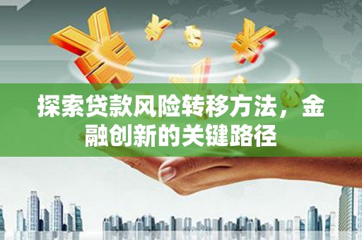 蒙阴探索贷款风险转移方法，金融创新的关键路径