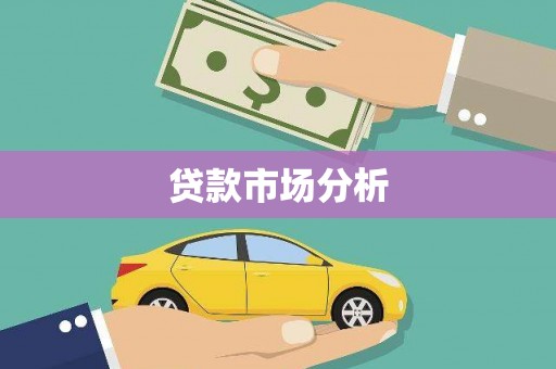 蒙阴贷款市场分析