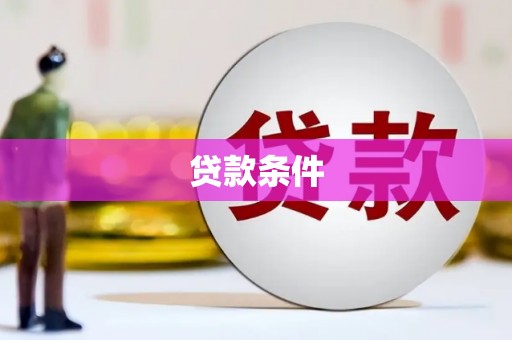 蒙阴贷款条件