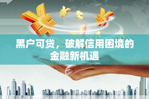 蒙阴黑户可贷，破解信用困境的金融新机遇