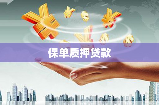 蒙阴保单质押贷款