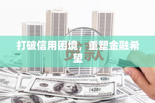 蒙阴打破信用困境，重塑金融希望