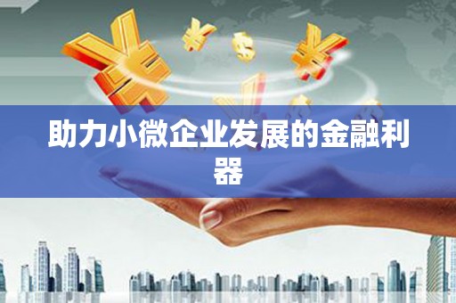 蒙阴助力小微企业发展的金融利器