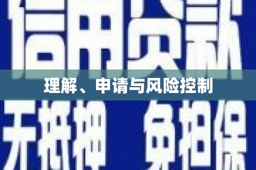 蒙阴理解、申请与风险控制