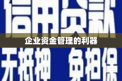 蒙阴企业资金管理的利器